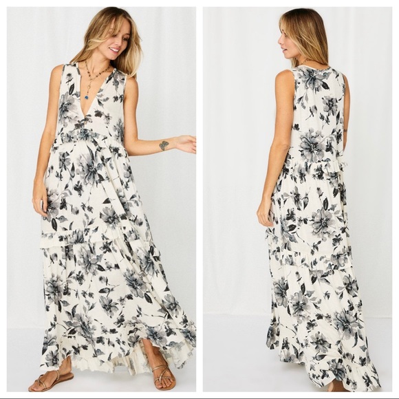 ShopEvelynne Dresses & Skirts - Spring Collection Floral Tiered Maxi Dress